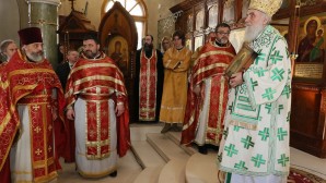 Святейший Патриарх Сербский Ириней совершил Литургию на Подворье Русской Церкви в Белграде