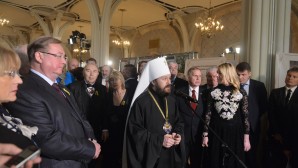 Metropolitan Hilarion of Volokolamsk attends opening of an exhibition “In memory of those who laid down their lives for the faith of Christ”