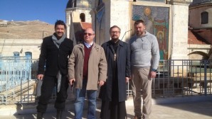 Russian parliament members visit Saidnaya Convent in Syria