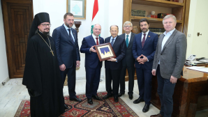 Representative of the Patriarch of Moscow and All Russia to the Patriarch of Antioch takes part in Russian delegation’s meeting with the President of Lebanon