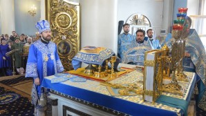 Митрополит Иларион: Пресвятая Богородица Своей жизнью предуготовила Себя, чтобы стать вместилищем Невместимого