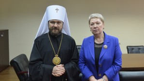 Митрополит Волоколамский Иларион встретился с министром образования и науки России О.Ю. Васильевой