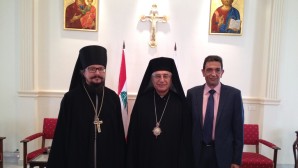 Representative of the Russian Orthodox Church meets with the newly elected head of the Melkite Greek Catholic Church