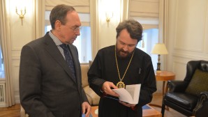 Митрополит Волоколамский Иларион встретился с председателем Правления Фонда «Русский мир»