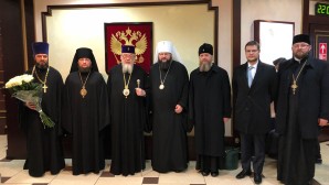 Primate of the Polish Orthodox Church arrives in the Russian capital