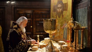 В девятую годовщину интронизации Святейшего Патриарха Кирилла в Храме Христа Спасителя совершена Божественная литургия