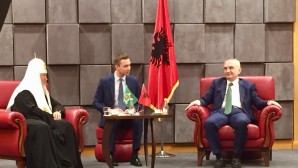Συνάντηση του Αγιωτάτου Πατριάρχη Κυρίλλου με τον Πρόεδρο της Αλβανίας