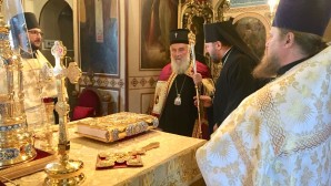 Святейший Патриарх Сербский Ириней посетил  Подворье Сербской Православной Церкви в Москве