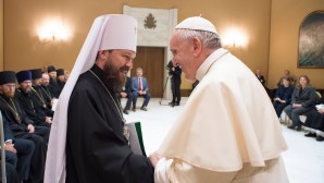 Russian Orthodox Church delegation led by Metropolitan Hilarion of Volokolamsk meets with Pope Francis