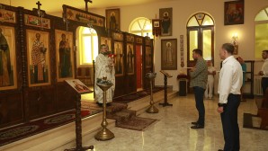 Une délégation russe a visité la représentation de l’Église orthodoxe russe à Damas