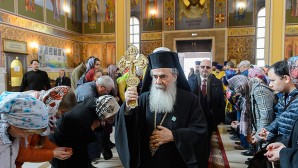 His Beatitude Patriarch Theophilos of Jerusalem visits Cathedral of the Dormition in Astana