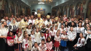 Bishop Nestor of Chersonese takes part in glorifying an assembly of old saints of Spain and Portugal