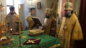 Episcopal Divine Liturgy is celebrated in the Trinity Church in Pyongyang