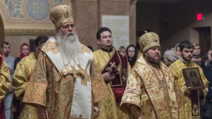 Primate of the Orthodox Church in America officiates on the dedication day of the Patriarchal Cathedral in New York