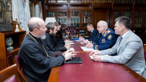 Состоялась рабочая встреча митрополита Волоколамского Илариона с председателем Следственного комитета Российской Федерации А.И. Бастрыкиным