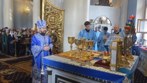 Митрополит Иларион: Через жизнь Церкви мы приобщаемся к тайне спасения, которая была открыта Пресвятой Богородице