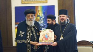 Делегация Московской духовной академии во главе с архиепископом Верейским Амвросием встретилась с Патриархом Коптским Тавадросом II