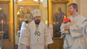 Митрополит Иларион: Господь Своей плотью вознесся на небеса, но Своим Духом Он пребывает вместе с нами