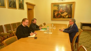 Председатель Отдела внешних церковных связей провел встречу с послом Дании в России