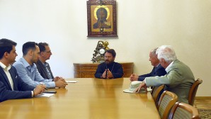 Συνάντηση του Μητροπολίτη Βολοκολάμσκ Ιλαρίωνα με την αντιπροσωπεία του Ρωμαιοκαθολικού Ιδρύματος «Urbi et orbi»