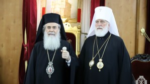 Rencontre du primat de l’Église orthodoxe de Jérusalem avec l’exarque patriarcal de toute la Biélorussie