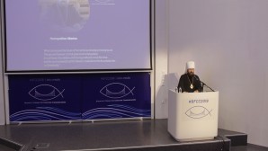 Митрополит Иларион выступил с докладом на международном форуме христианских журналистов «Христианство в современном мире»