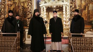 Delegation of the Archdiocese of Orthodox parishes of Russian tradition in Western Europe visits Donskoy Monastery