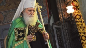 His Holiness Patriarch Kirill greets Primate of Bulgarian Orthodox Church with his Name Day