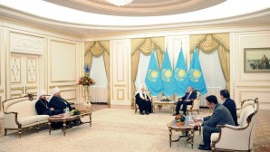 Incontro del Patriarca col Presidente del Kazakhstan