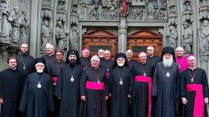 El obispo Korsunsky Nestor tomó parte en la preimera reunión conjunta de los obispos ortodoxos y católicos de Suiza