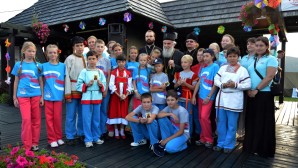 Patriarch Irinej of Serbia meets with Russian Orthodox children spending their vacation in Serbia