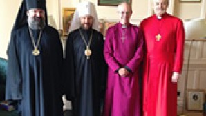 Metropolitano Hilarión de Volokolamsk se reunió  con el Arzobispo Justin Welby de Canterbury