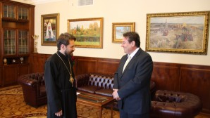 Митрополит Волоколамский Иларион встретился с послом Румынии в России