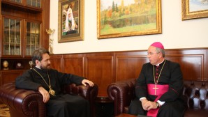 Presidente del Departamento de Relaciones Exteriores Eclesiásticas  se reunió con el Nuncio Apostólico en Rusia