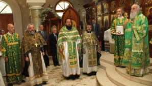 В День Святого Духа Святейший Патриарх Сербский Ириней совершил Божественную литургию на Подворье Русской Православной Церкви в Белграде