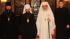 Состоялась встреча митрополита Волоколамского Илариона с Блаженнейшим Патриархом Румынским Даниилом