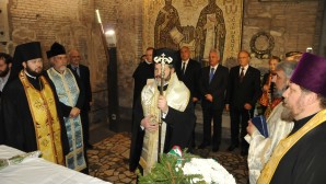 В день тезоименитства Предстоятеля Русской Церкви перед мощами равноапостольного Кирилла в Риме был совершен молебен