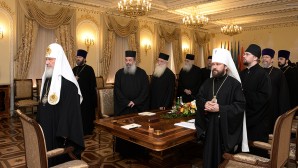 Il Patriarca accoglie delegazione del monte Athos