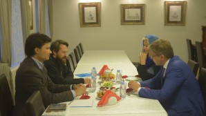 Metropolitan Hilarion of Volokolamsk meets with Mayor of Riga
