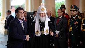 Святейший Патриарх Кирилл встретился с Президентом Республики Парагвай Орасио Картесом