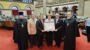 Moscow Patriarchate representatives attend New York State Assembly and Senate meeting in April declared Russian-American History Month