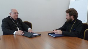 Le métropolite Hilarion de Volokolamsk a rencontré le préfet de la Congrégation pour les Églises orientales, L. Sandri