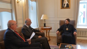 Metropolitan Hilarion meets with the Order of Malta Secretary-General for International Relations