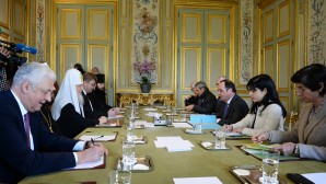 Le Patriarche Cyrille reçu par le Président de la République française