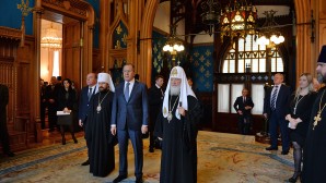 Patriarch Kirill attends Easter reception at Ministry of Foreign Affairs