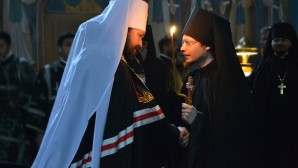 Митрополит Волоколамский Иларион совершил монашеский постриг сотрудника ОЦАД диакона Сергия Черкасова