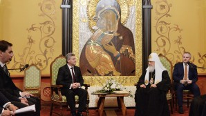 Предстоятель Русской Православной Церкви встретился с Президентом Республики Македонии Георге Ивановым