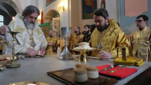 Metropolitan Hilarion celebrates liturgy on the 30th anniversary of his monastic vows at Monastery of the Holy Spirit in Vilnius