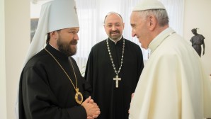Состоялась встреча митрополита Волоколамского Илариона с Папой Римским Франциском