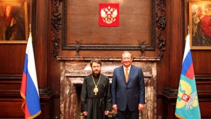 Chairman of the Moscow Patriarchate department for external church relation meets with Russia’s ambassador to Great Britain